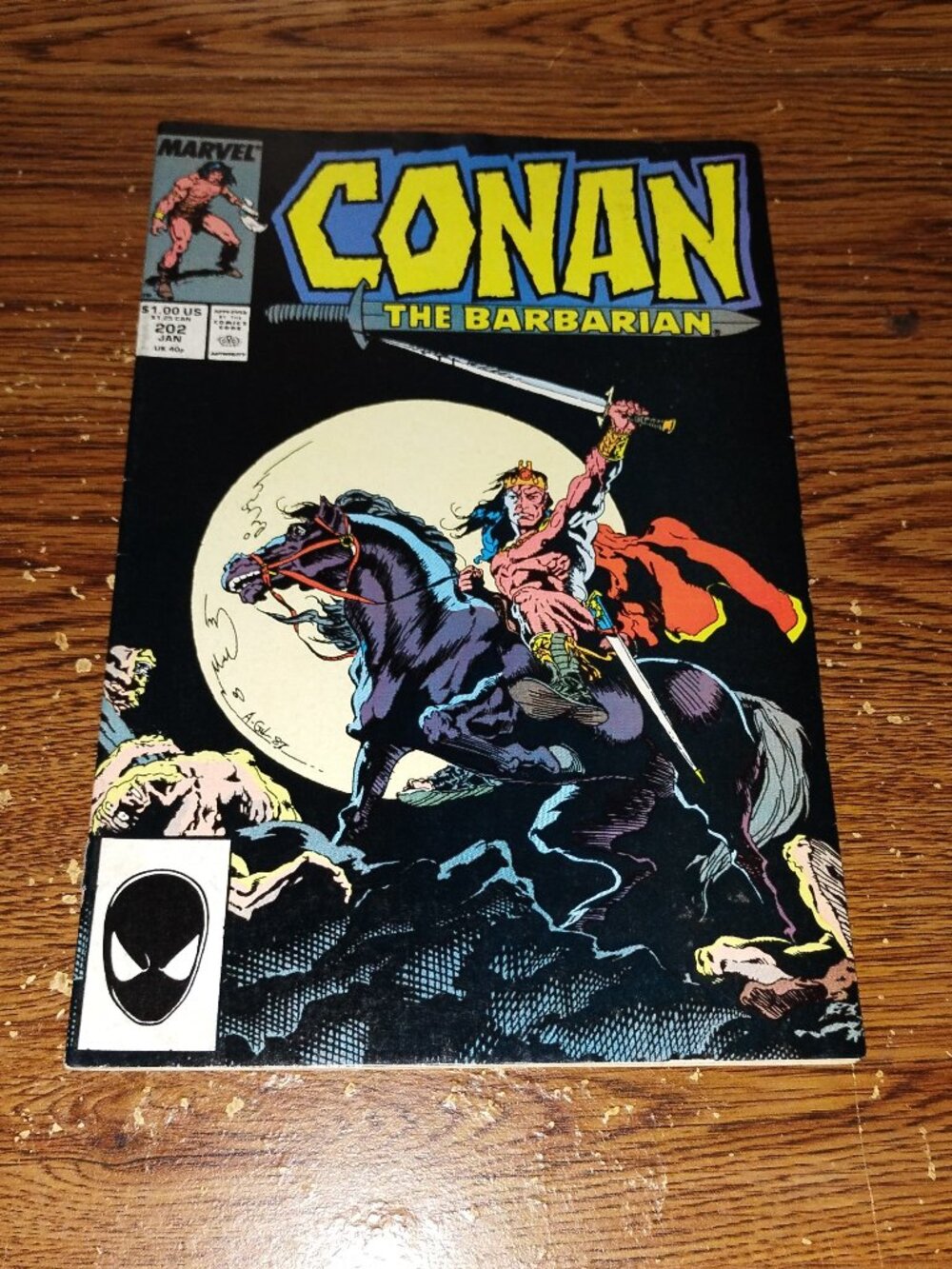 Conan the Barbarian #202 (Marvel Comics, 1988)